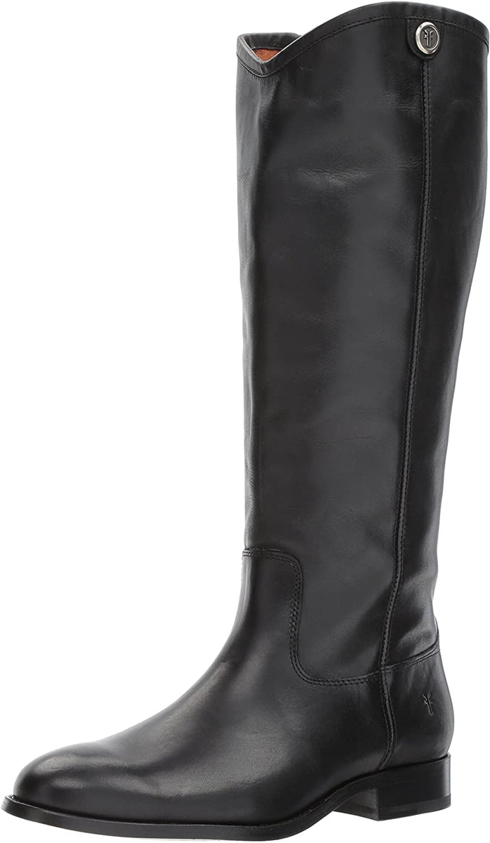 Frye Women s Melissa Button 2 Wide Calf Riding Boot Leather Imported. Rubber sole Equestrian style Outdoor Equipped