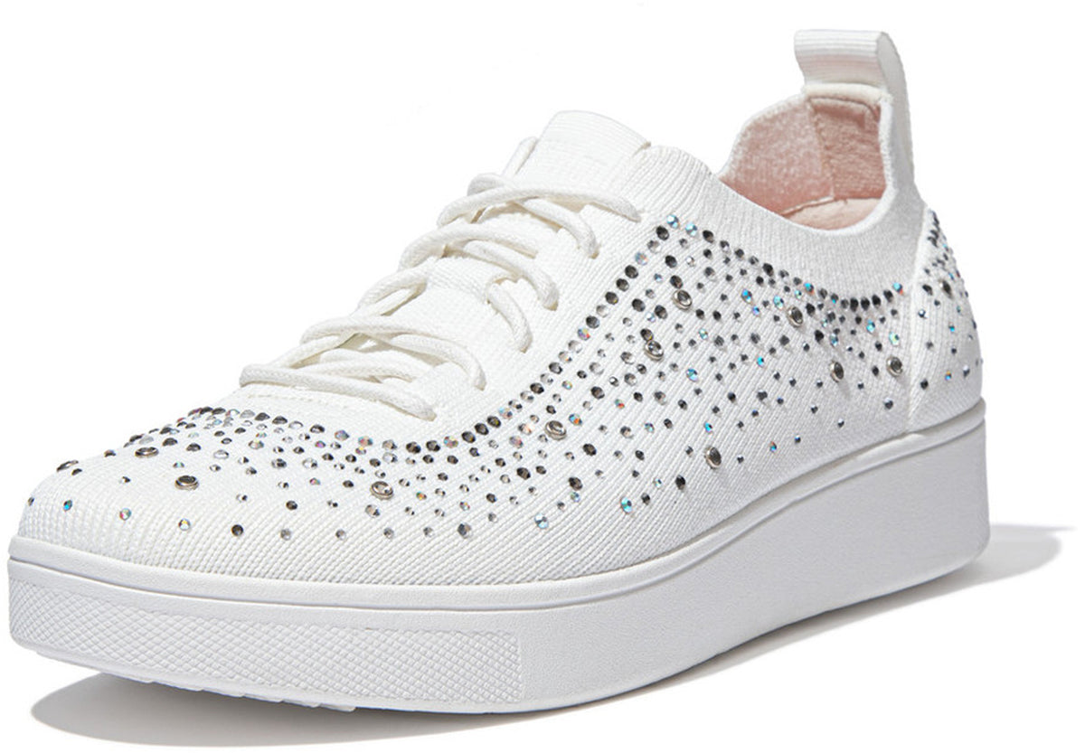 FitFlop Rally Ombre Crystal Knit Sneaker - 20681533