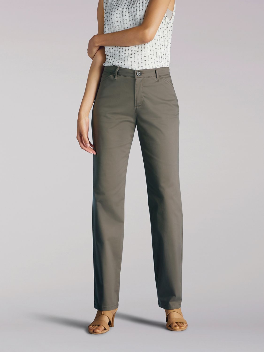 Women's Relaxed Fit Straight Leg Pant All Day Pant (Plus)