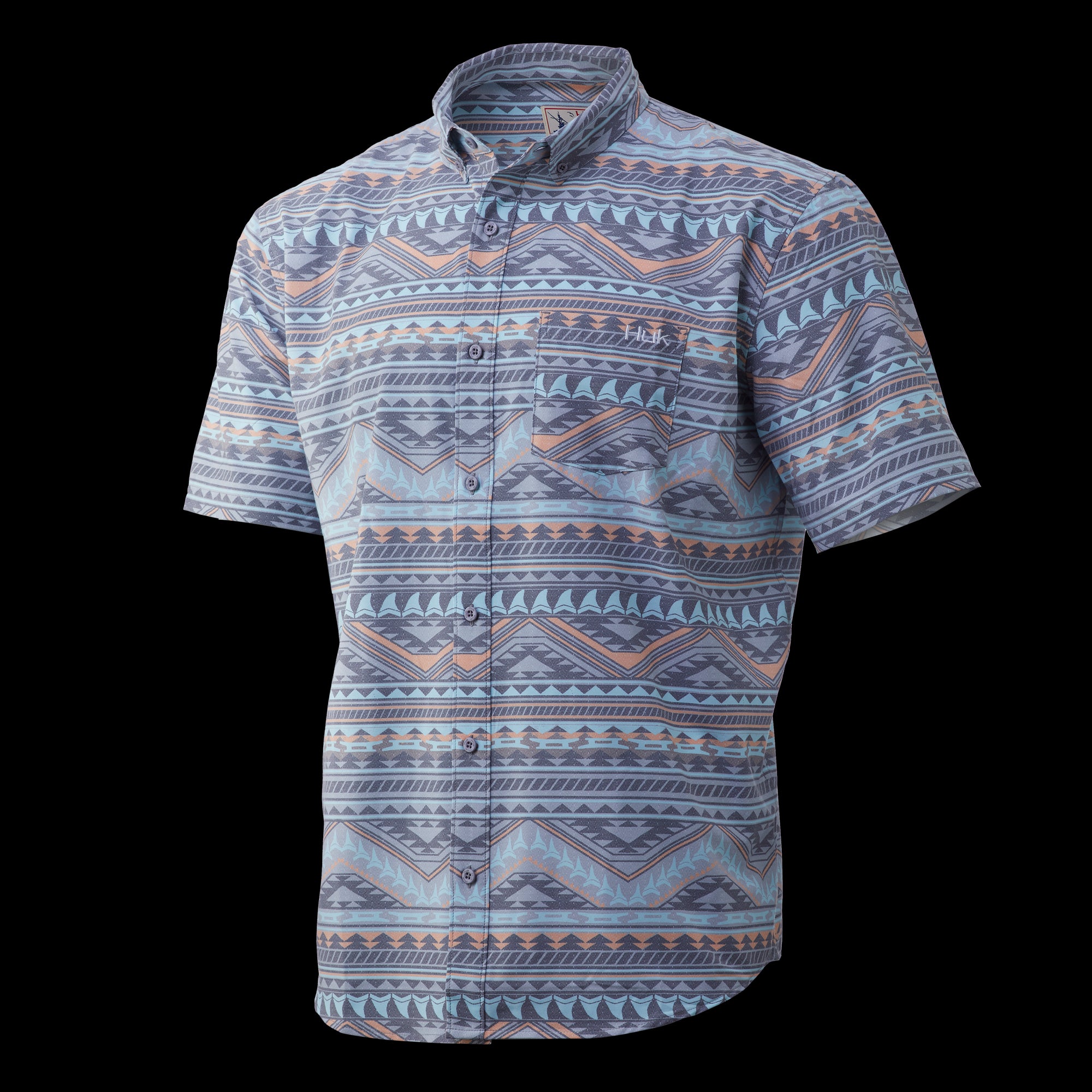 Men's Huk Kona Kai Button Down Shirt  Polyester, Breathable – Outdoor  Equipped
