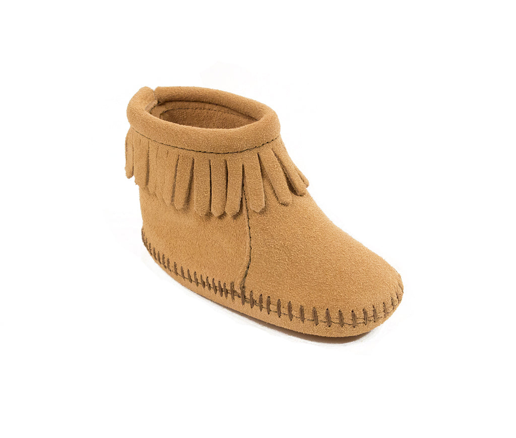 Infant's Minnetonka Back Flap Boot|100% Suede Leather, Outdoor ...