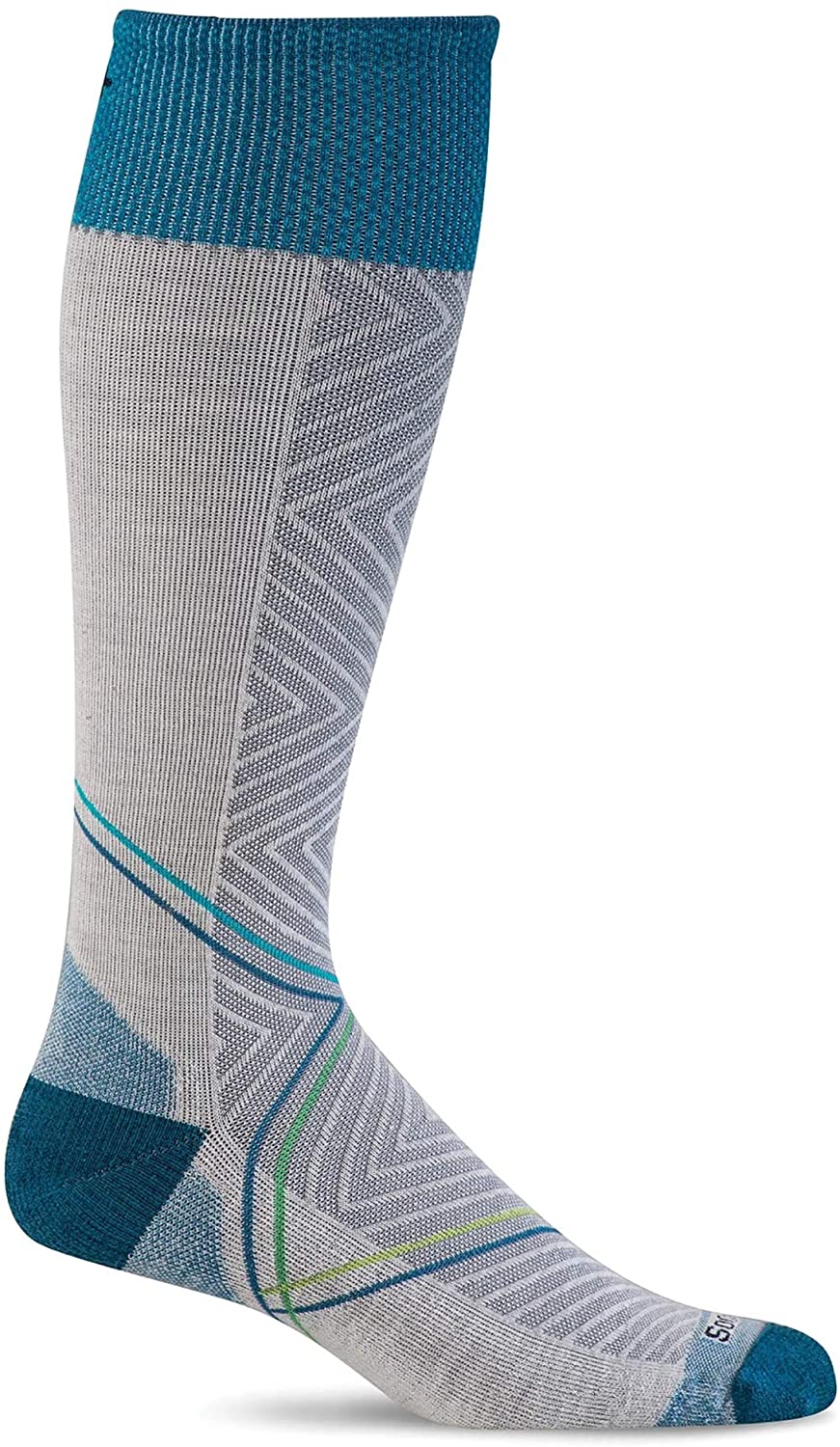 Sockwell Women's Pulse Graduated Compression Sock in Natural from the side